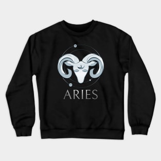 Aries Zodiac Sign Crewneck Sweatshirt